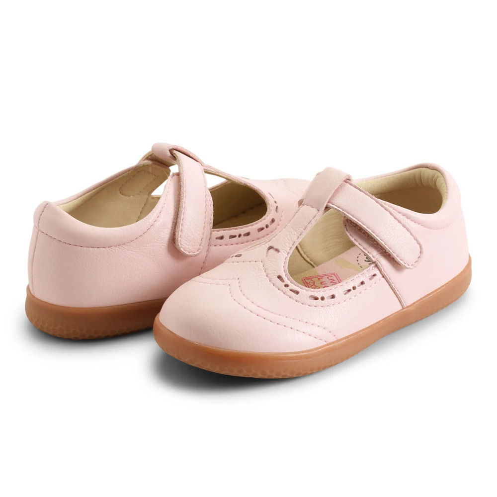 Livie & Luca Amica Mary Jane Shoes Girls 1Y Leather Pink Lightweight NWB